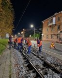У Вінниці ремонтують трамвайну колію до лікарні Пирогова