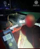 На Хмільниччині затримали водія, який намагався втекти від патрульних