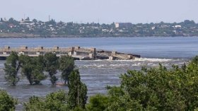 На Лівобережжі змило склади зброї російських окупантів, течія несе боєприпаси та міни