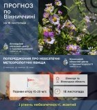 Синоптики прогнозують сніг та посилення вітру на Вінниччині 18–19 листопада