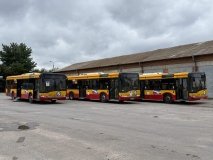 Перші три автобуси з польського Кельце найближчими днями виїдуть на маршрути Вінниці