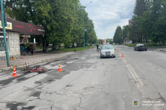 11-річний велосипедист травмувався у ДТП на пішохідному переході: поліція розслідує обставини аварії