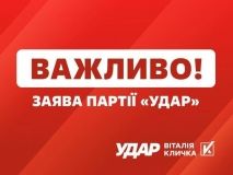 Закон має бути важливішим за внутрішньопартійні розбірки, - заява партії «УДАРу Віталія Кличка»