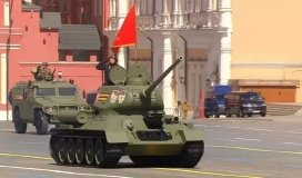 Військовий парад на Красній площі в москві був коротшим, ніж в попередні роки
