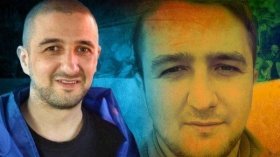 Нa Вінниччині земляки вітають морпіха Руслана Мацько, який повернувся з полону