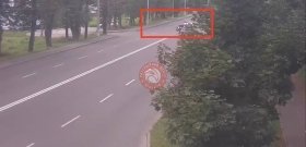 На Гніванському шосе зіткнулися мотоцикл і Ford: обійшлося без постраждалих