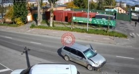 На Сабарівському шосе у Вінниці зіткнулися два Ford: один з водіїв отримав протокол