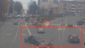 На виїзді з Вінниці зіткнулися два автомобілі — обійшлося без постраждалих