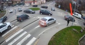 На перехресті в центрі міста зіткнулися два автомобілі: водії оформили європротокол