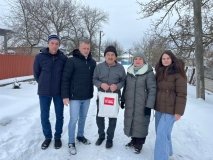 Волонтери «Української команди» з гуманітарною місією завітали до села Баланівка