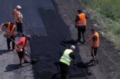 На Вінниччині за тиждень оновили понад 6 тисяч квадратних метрів дорожнього покриття у 12 громадах