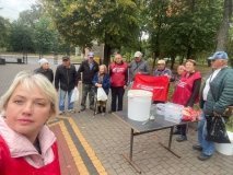 «Підтримай ближнього»: у Гайсині волонтери «Української команди» знову допомагають тим, хто цього потребує