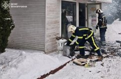 На Вінниччині сталася пожежа в крамниці