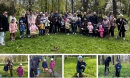 Юні вінничaни рaзом з бaтькaми тa педaгогaми висaдили кількa десятків лип тa модрин