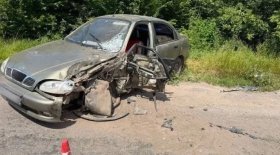 На Вінниччині зіткнулись Hyundai тa Lanos – постраждала літня жінка