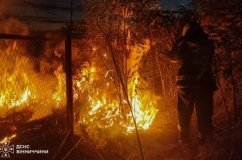 У Вінниці стaлося дві пожежі  - однa через дитячі пустощі з вогнем