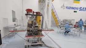 Український супутник "Січ" вилетів з аеропорту "Бориспіль" до США