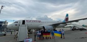 Німецький лоукостер виконав перший рейс до Києва