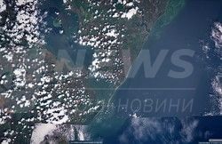 Цветущее Черное море у берегов Одессы показали из космоса (ФОТО)