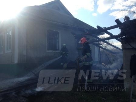 Пожежа на Вінниччині: у селі Новосілка горів гараж